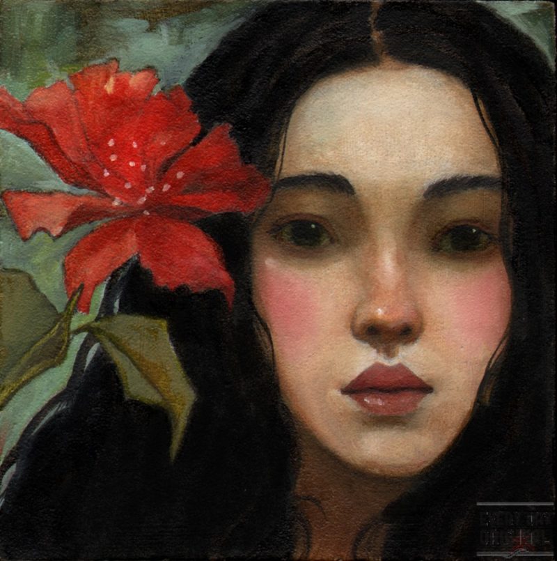 Red Flower by Kim Kincaid