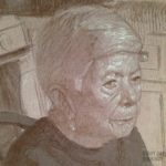 Study for "Pensando" by Ray Bonilla