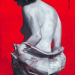 monochrome woman on red 4