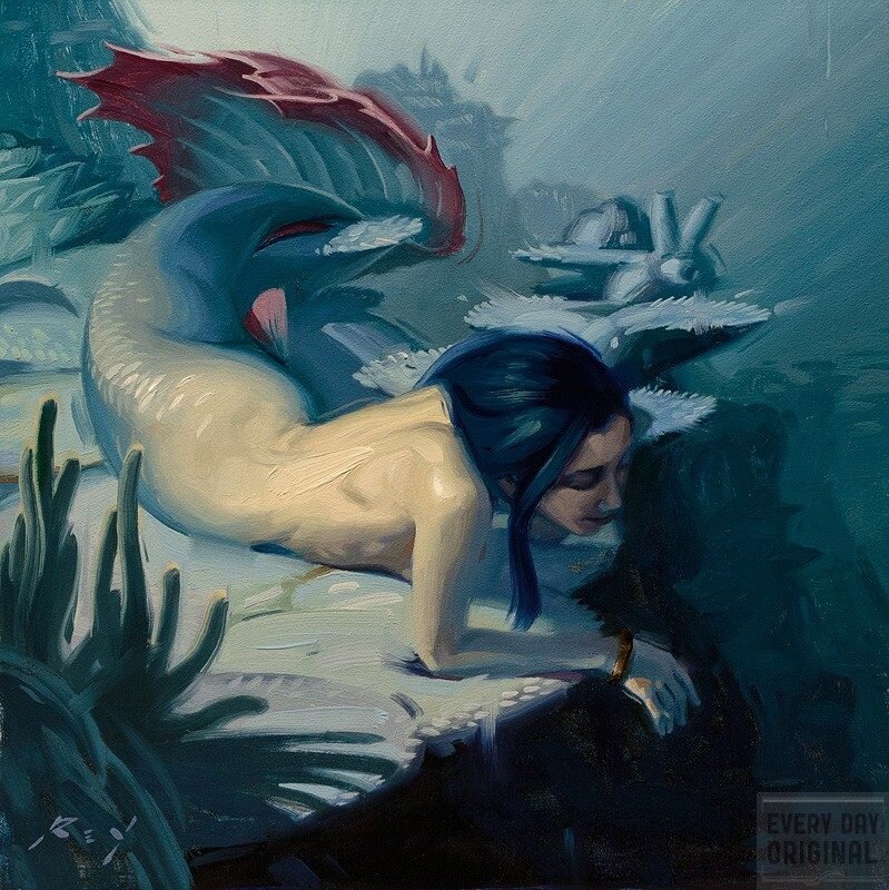 Gazing Into the Deep by Rob Rey