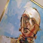 Portrait of C-3PO, artwork by Bud Cook