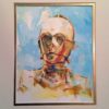 Portrait of C-3PO, artwork by Bud Cook