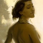 Vernal Equinox : Spring Planting Oil on Board by Rob Rey