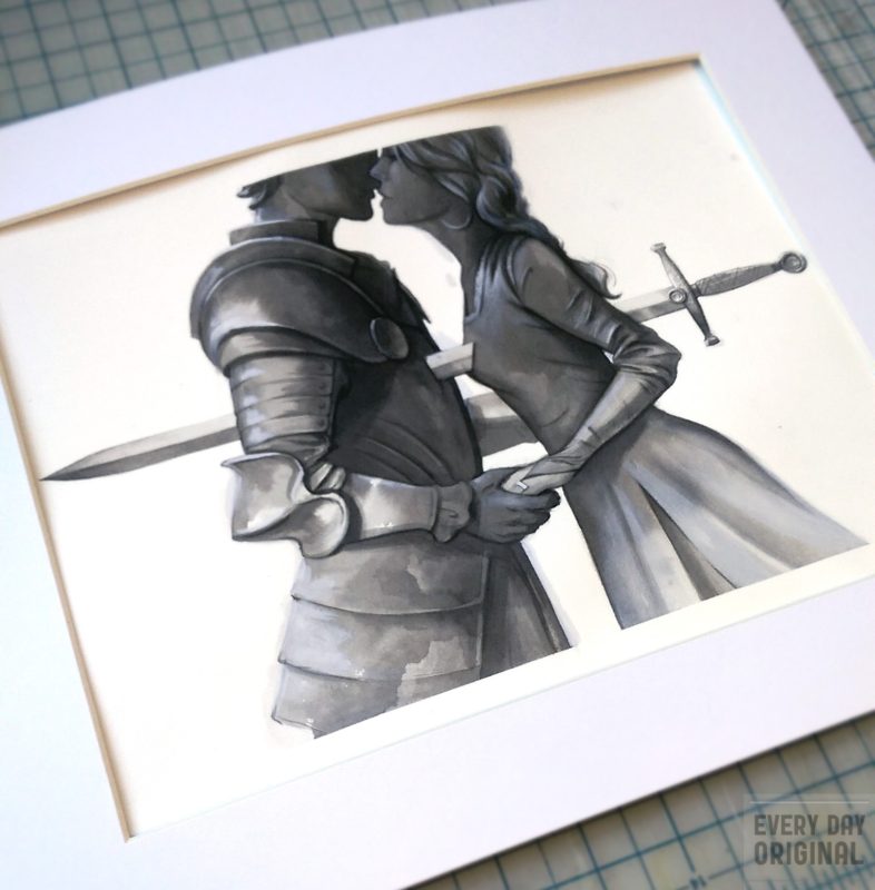 Lancelot and Guinevere by Michael Manomivibul