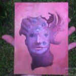 "Seven Eyes", art by HP Santoro