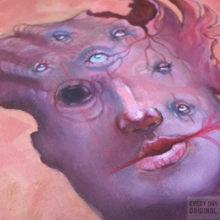 "Seven Eyes", art by HP Santoro