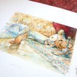 snack time watercolor