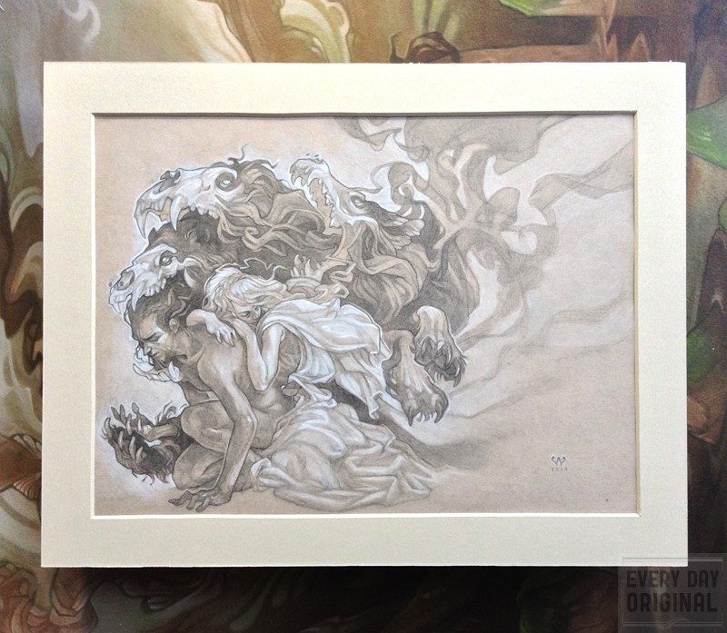 Tam Lin original drawing by Wylie Beckert