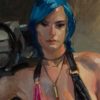 Detail of Jinx by Aaron Miller