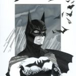 Collage of Batman by Steven Hughes (Primary Hughes Illustration)