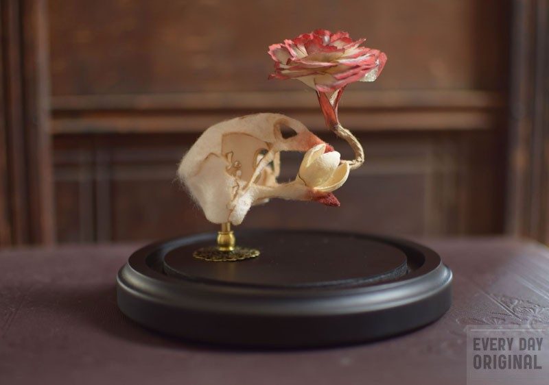 Mixed textile soft-sculpture specimen by Lana Crooks