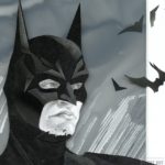 Collage of Batman by Steven Hughes (Primary Hughes Illustration)