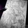 The lineart.
