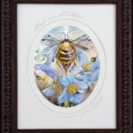 Framed watercolor artwork by Stephanie Law