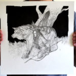 A drawing by Randy Gallegos