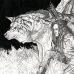 A drawing by Randy Gallegos