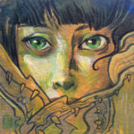 Wolf Dream #7, a painting by Marc Scheff