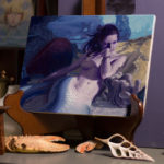 Brooding Original Oil Painting by Rob Rey