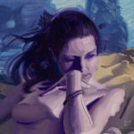 Brooding Original Oil Painting by Rob Rey