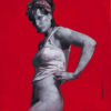 Monochrome Woman on Red #8 - Image 2