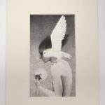 Matted drawing by Julia Griffin