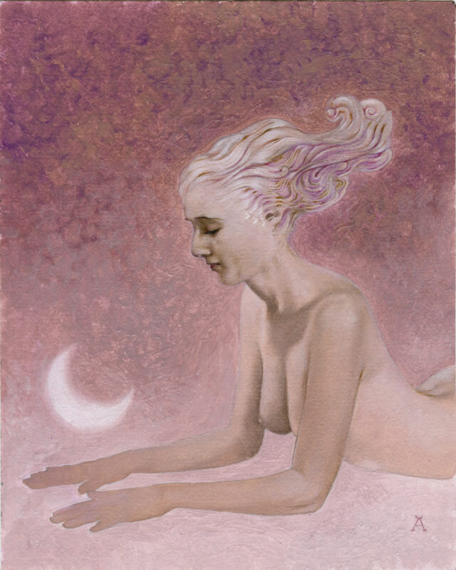 oracle study oil painting in progress