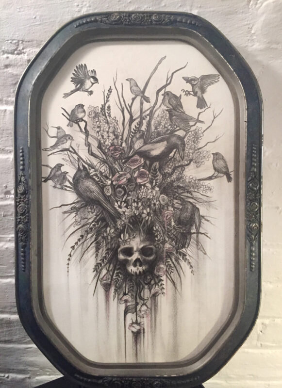 Mourning Birds Drawing,