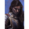 Portrait of Young Woman in Armor #2