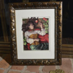 A watercolor, ink, and acryla gouache painting by Elisabeth Alba.