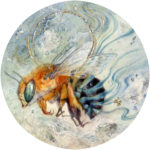 Watercolor Painting by Stephanie Law - "Trailing Blue"