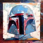 Boba Fett original art by Bud Cook