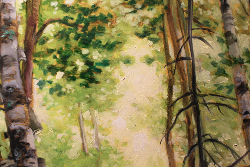 Oil painting detail