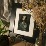 Gouache painting done for Month of Fear "Secrets" prompt.