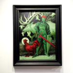 Red Rooster Painting