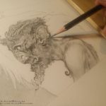 Allen Williams graphite artwork