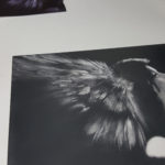 Allen Williams March EDO in graphite on claybord