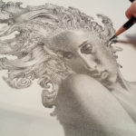 Allen Williams graphite Dryad