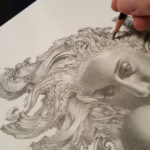 Allen Williams graphite Dryad