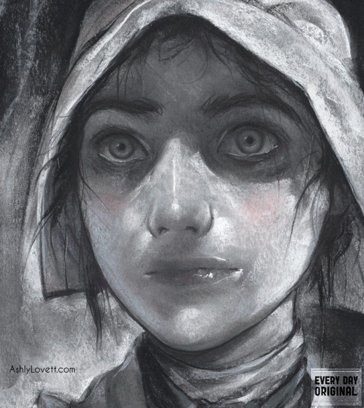 Hester Prynne- Original Art by Ashly Lovett - Every Day Original