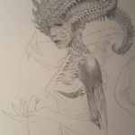 Allen Williams graphite on Stonehenge paper