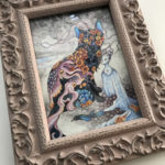 Ink and watercolor painting by Ania Mohrbacher