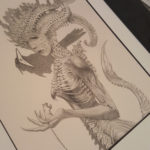 Allen Williams graphite on Stonehenge paper