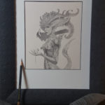 Allen Williams graphite on Stonehenge paper