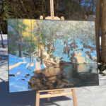 Around the Corner - Bears Den - Framed