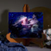 Sleeper, oil study by Rob Rey