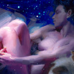 Sleeper, oil study by Rob Rey