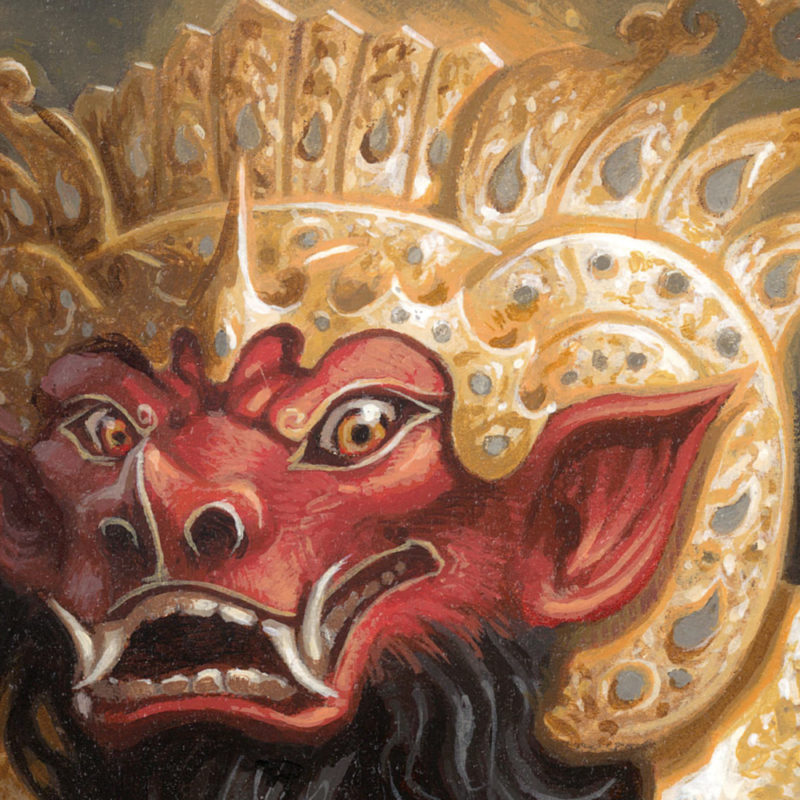Barong by Alex Stone, detail
