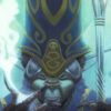 cropped, detailed version of original oil painting painting