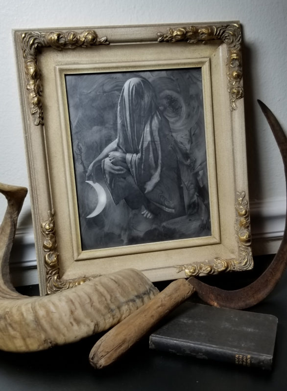 Allen Williams Original powdered graphite and pencil piece