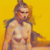 Figure Study in Yellow - Image 3